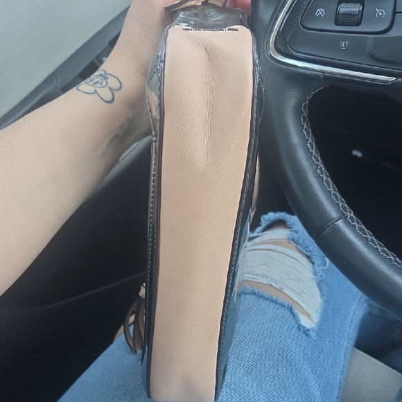 Vintage Coach Poppy Mirror Metallic Flight Bag - Picture 3 of 11